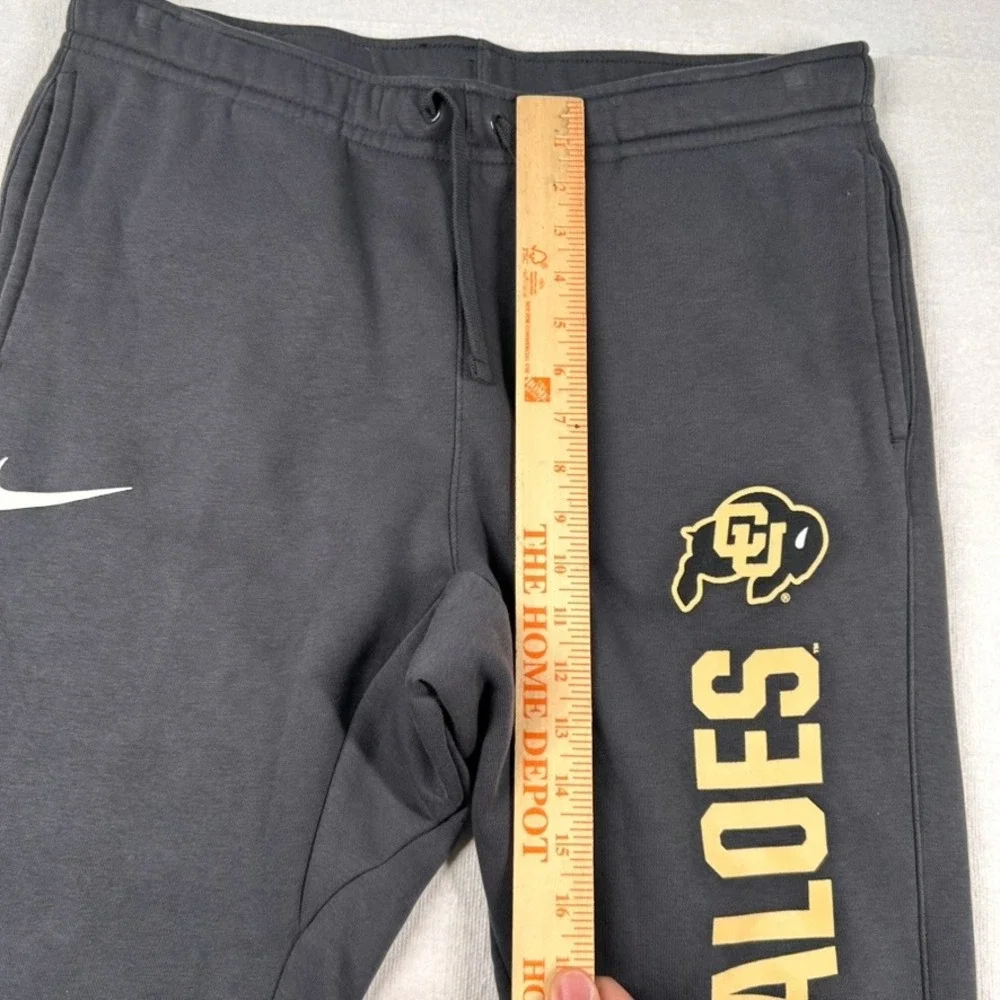 Nike Colorado Buffaloes Club Fleece Joggers Mens Large Grey Sweatpants NCAA